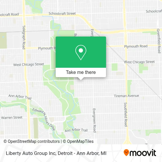 Liberty Auto Group Inc map