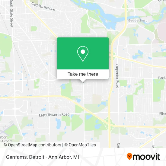 Genfams map