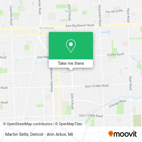 Martin Sells map