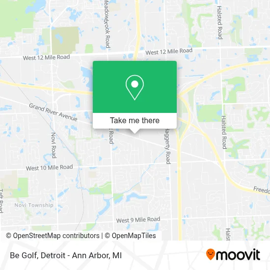 Be Golf map