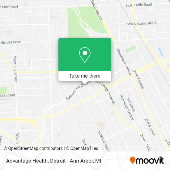 Advantage Health map