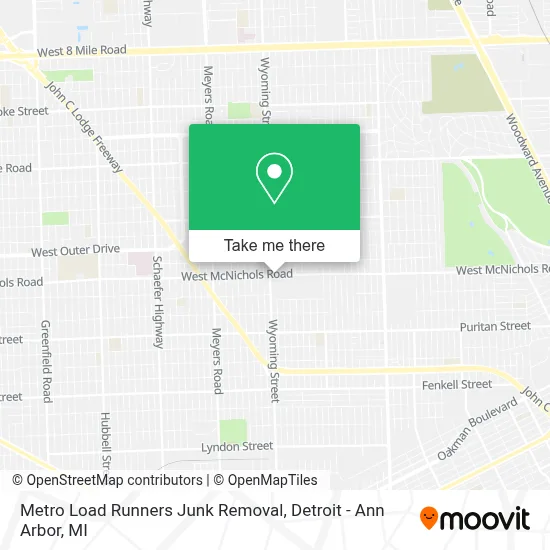 Metro Load Runners Junk Removal map