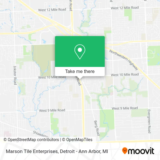 Marson Tile Enterprises map