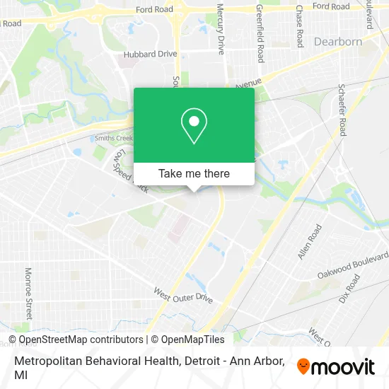 Metropolitan Behavioral Health map