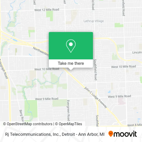 Rj Telecommunications, Inc. map