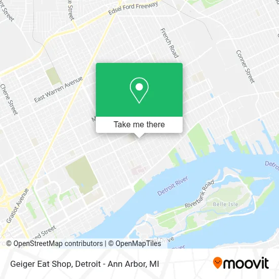 Geiger Eat Shop map