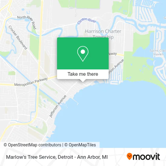 Marlow's Tree Service map