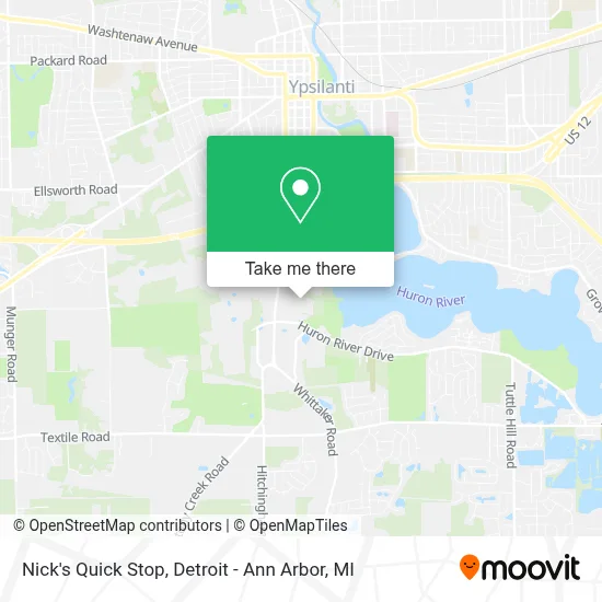 Nick's Quick Stop map