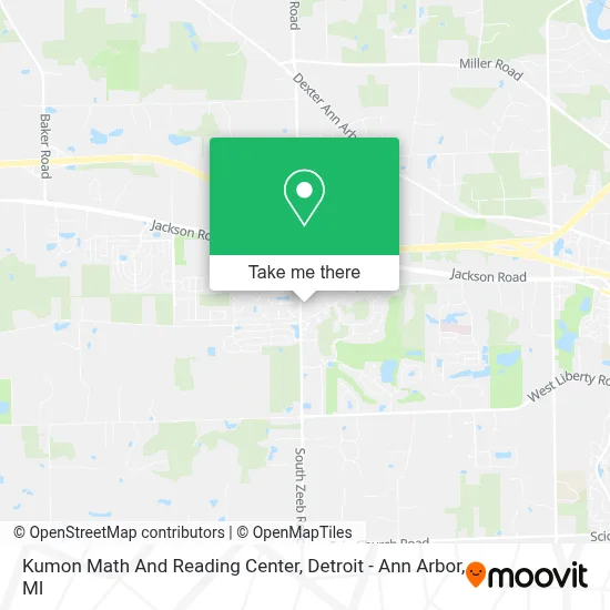 Kumon Math And Reading Center map