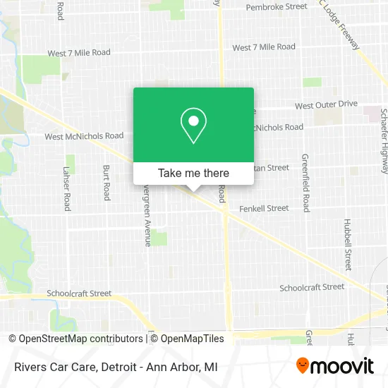 Rivers Car Care map