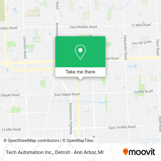 Tech Automation Inc. map