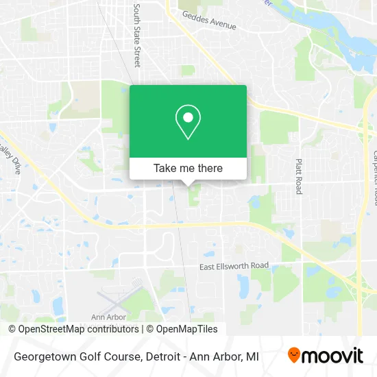 Georgetown Golf Course map