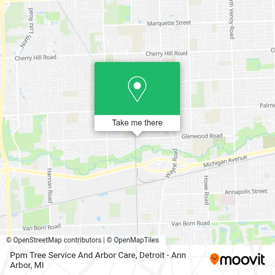 Ppm Tree Service And Arbor Care map