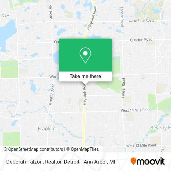 Deborah Falzon, Realtor map