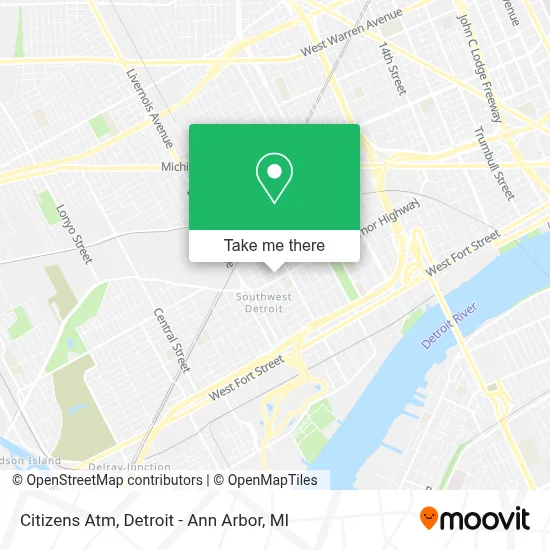 Citizens Atm map