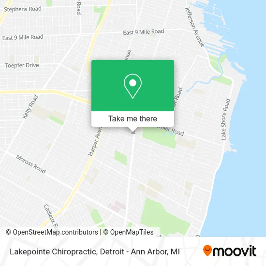 Lakepointe Chiropractic map