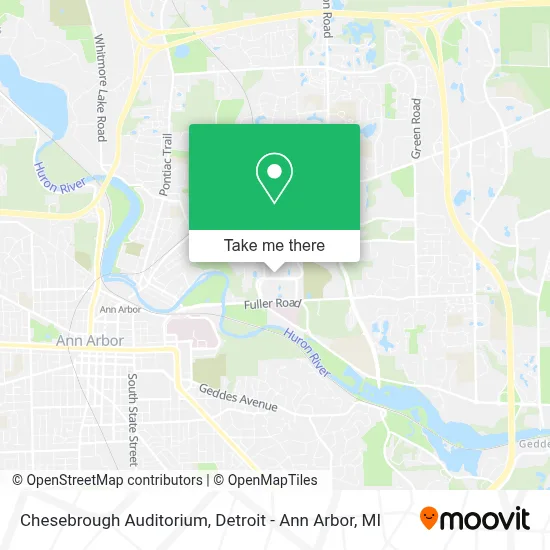 Chesebrough Auditorium map