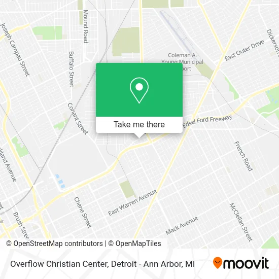 Overflow Christian Center map