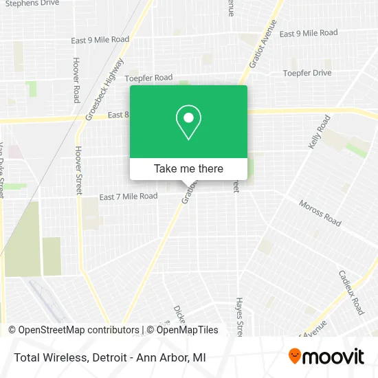 Total Wireless map