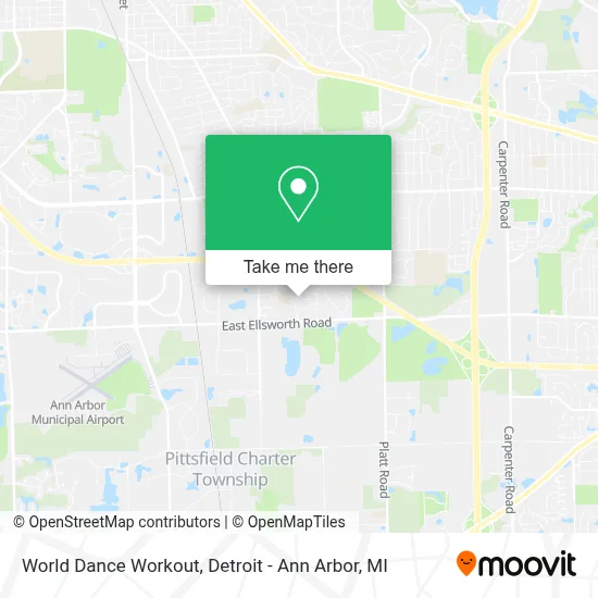 World Dance Workout map