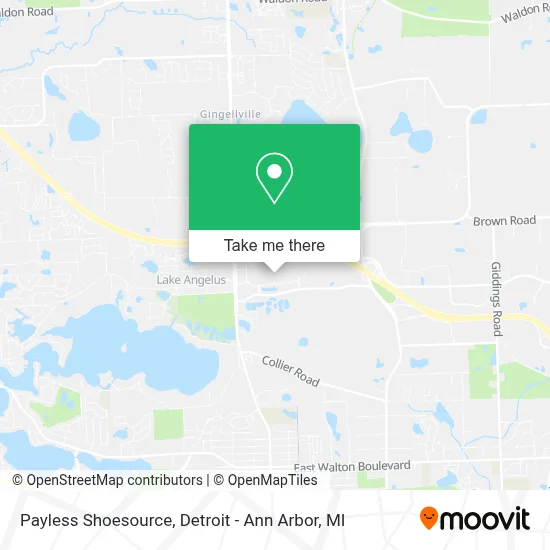 Payless Shoesource map