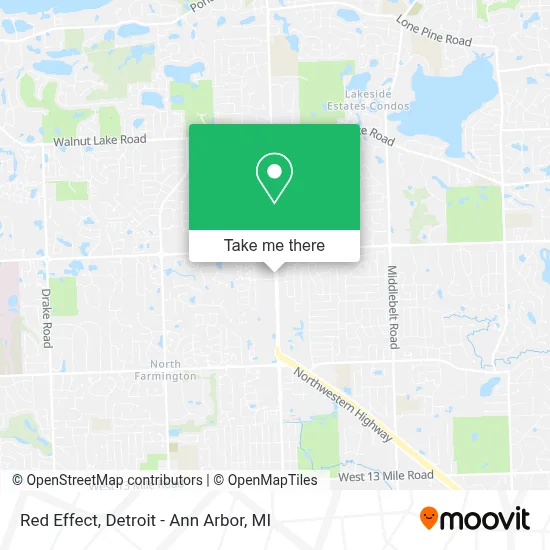 Red Effect map