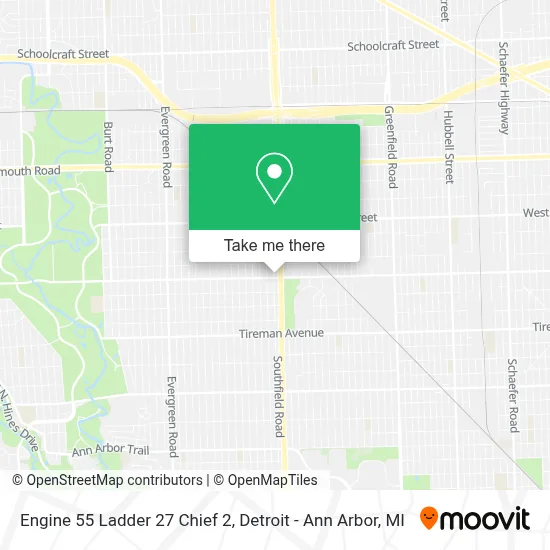 Engine 55 Ladder 27 Chief 2 map