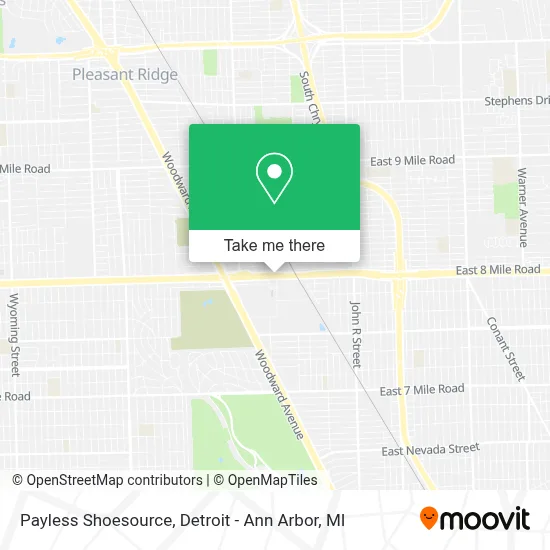 Payless Shoesource map