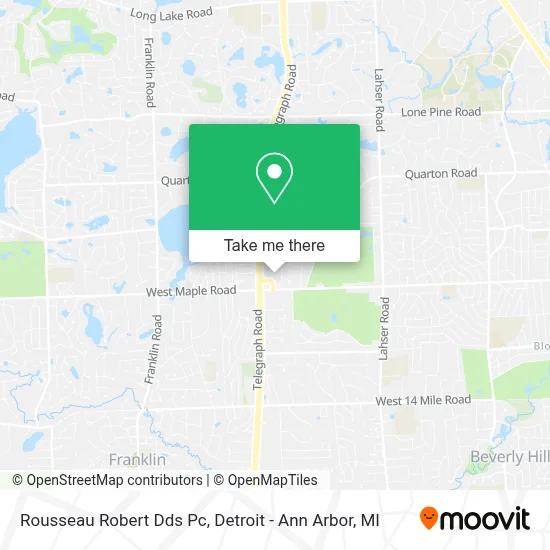 Rousseau Robert Dds Pc map