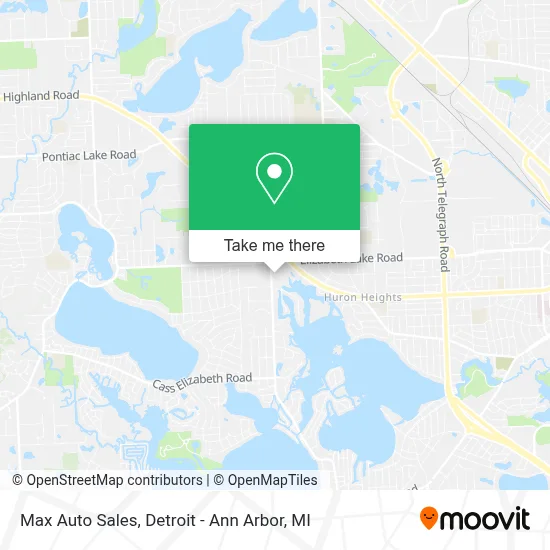 Max Auto Sales map