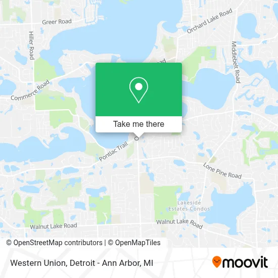 Western Union map