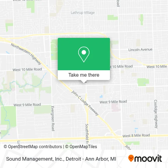 Sound Management, Inc. map