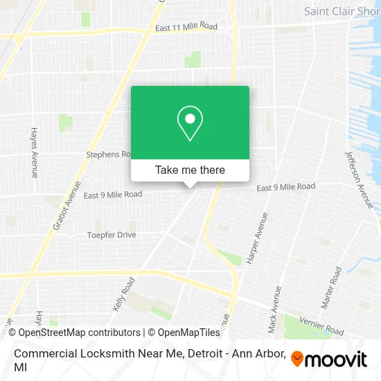 Commercial Locksmith Near Me map