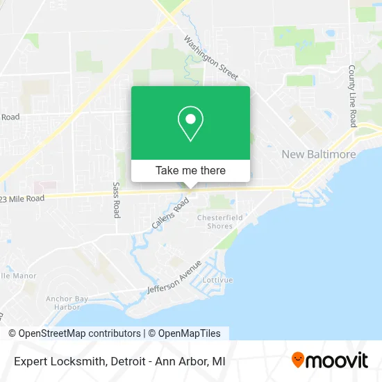 Expert Locksmith map