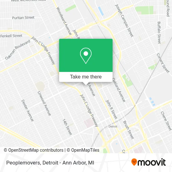 Peoplemovers map