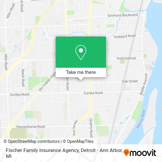 Fischer Family Insurance Agency map