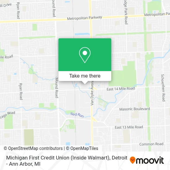 Michigan First Credit Union (Inside Walmart) map