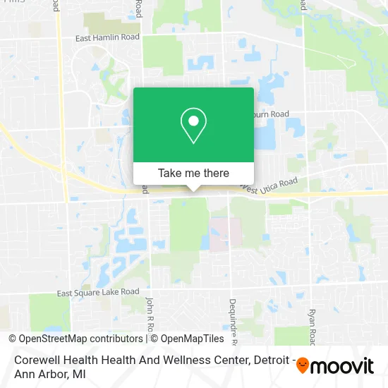 Corewell Health Health And Wellness Center map