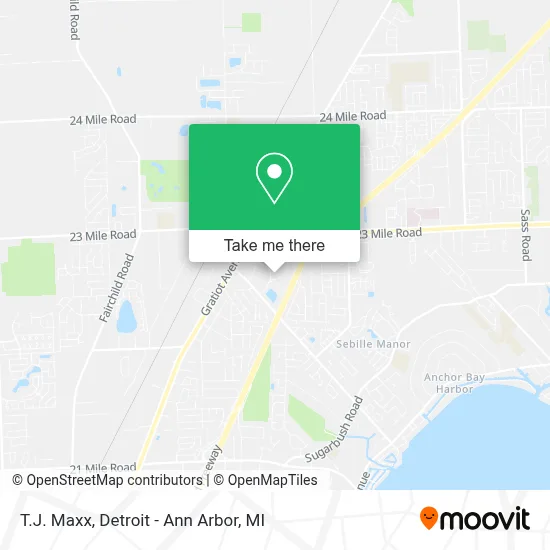 T.J. Maxx map