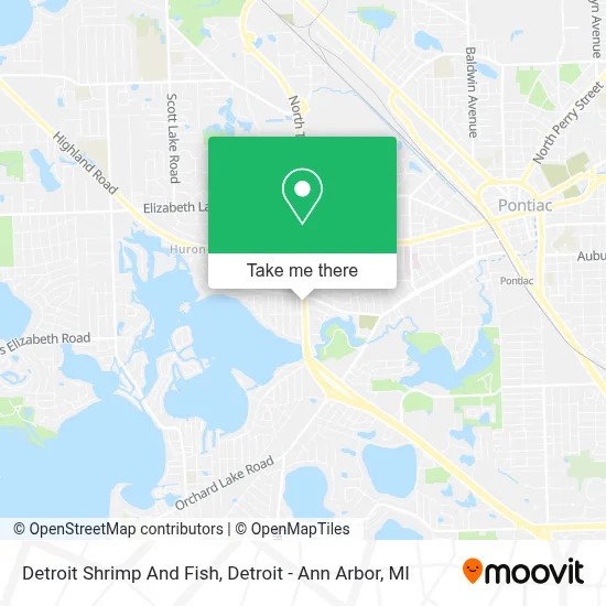 Detroit Shrimp And Fish map