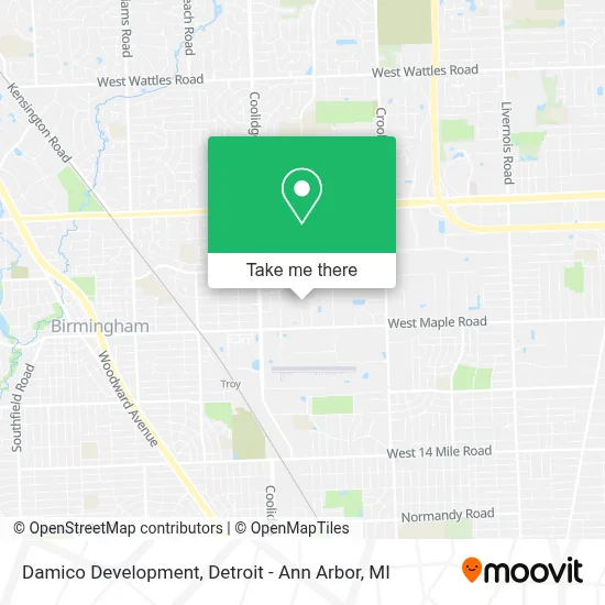 Damico Development map