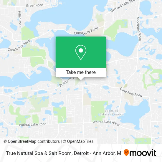 True Natural Spa & Salt Room map