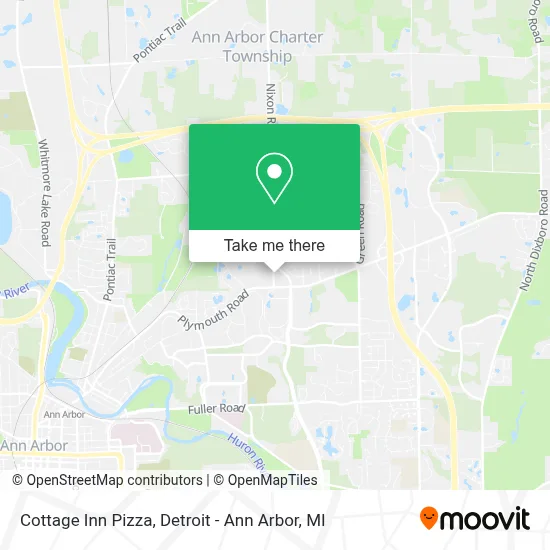 Cottage Inn Pizza map