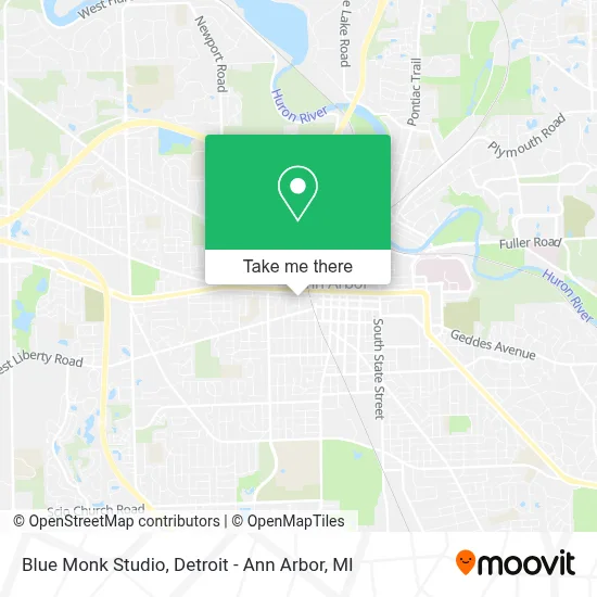 Blue Monk Studio map