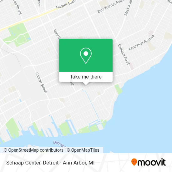 Schaap Center map