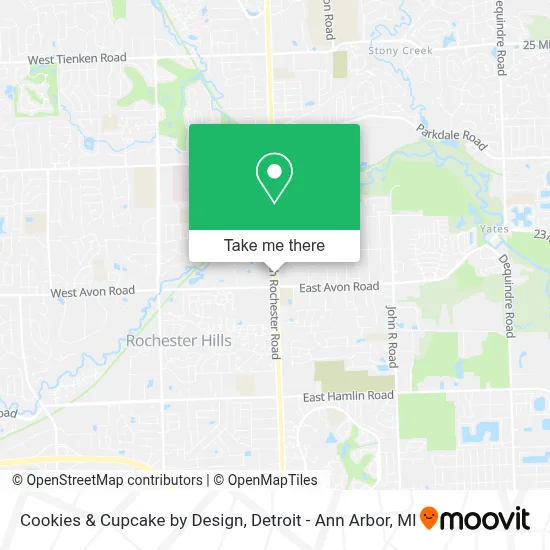 Cookies & Cupcake by Design map