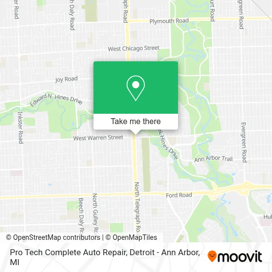 Pro Tech Complete Auto Repair map