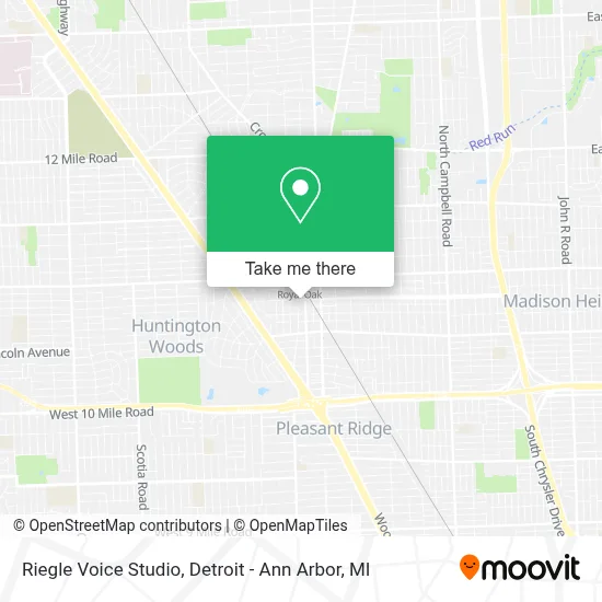 Riegle Voice Studio map