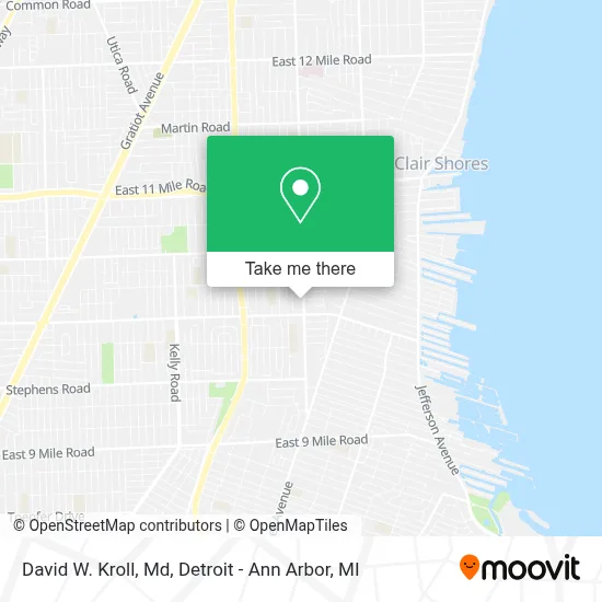 David W. Kroll, Md map