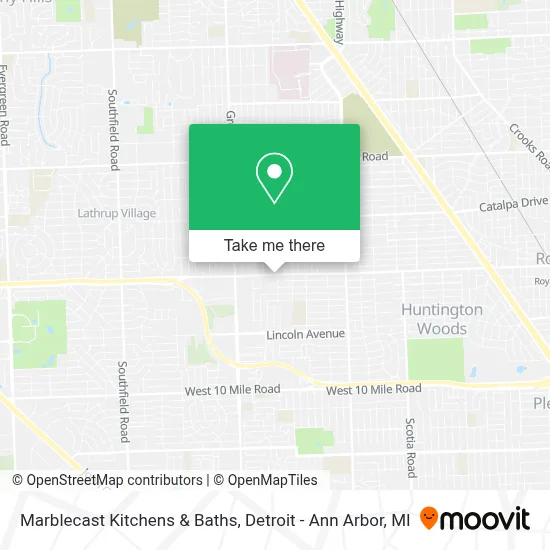 Marblecast Kitchens & Baths map